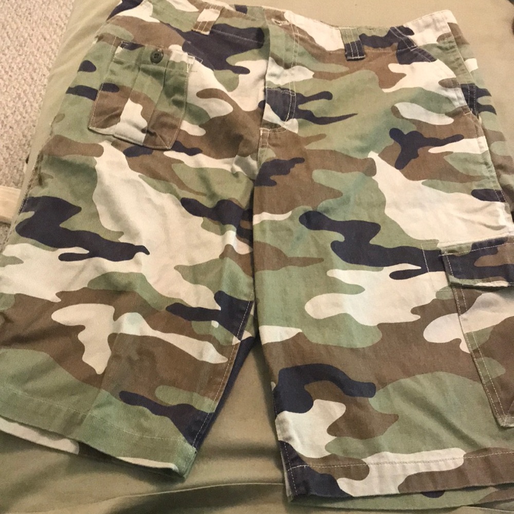 Boys camouflage polo Ralph Lauren cargo shorts